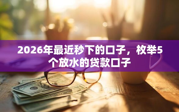 2026年最近秒下的口子,枚举5个放水的贷款口子 2026年最近秒下的口子,枚举5个放水的贷款口子