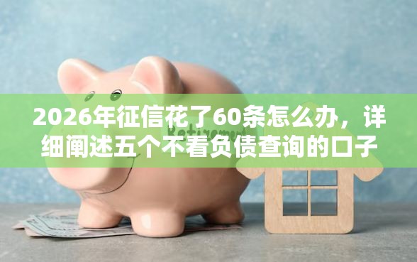 2026年征信花了60条怎么办,详细阐述五个不看负债查询的口子 2026年征信花了60条怎么办,详细阐述五个不看负债查询的口子