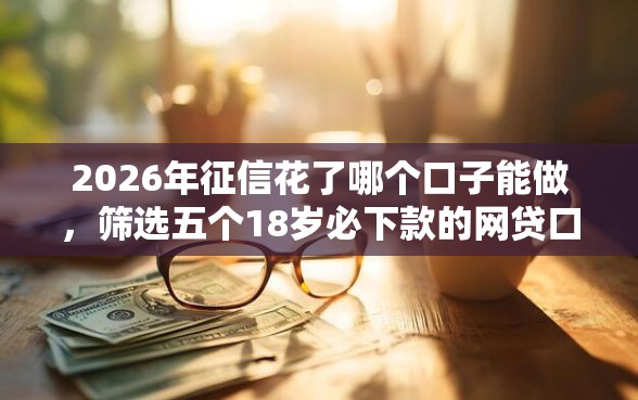 2026年征信花了哪个口子能做，筛选五个18岁必下款的网贷口子