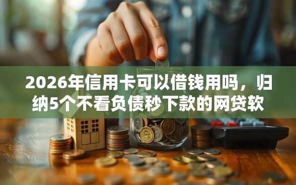 2026年信用卡可以借钱用吗，归纳5个不看负债秒下款的网贷软件