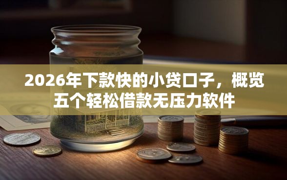 2026年下款快的小贷口子，概览五个轻松借款无压力软件