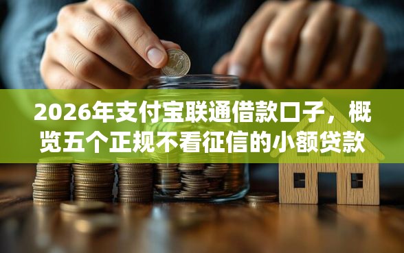 2026年支付宝联通借款口子，概览五个正规不看征信的小额贷款app
