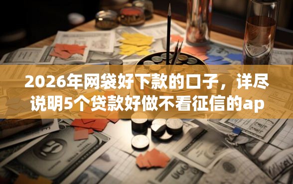 2026年网袋好下款的口子，详尽说明5个贷款好做不看征信的app