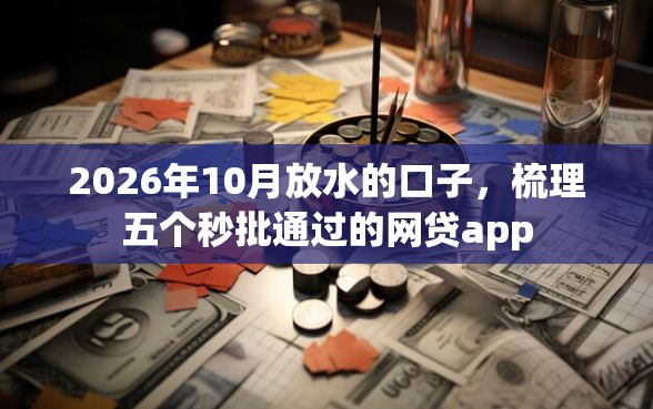 2026年10月放水的口子，梳理五个秒批通过的网贷app