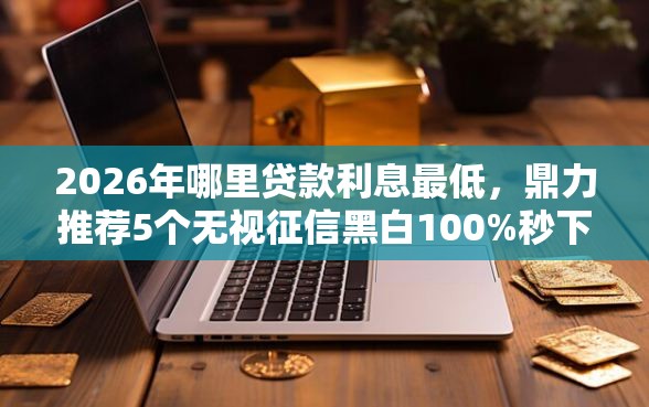 2026年哪里贷款利息最低，鼎力推荐5个无视征信黑白100%秒下网贷软件