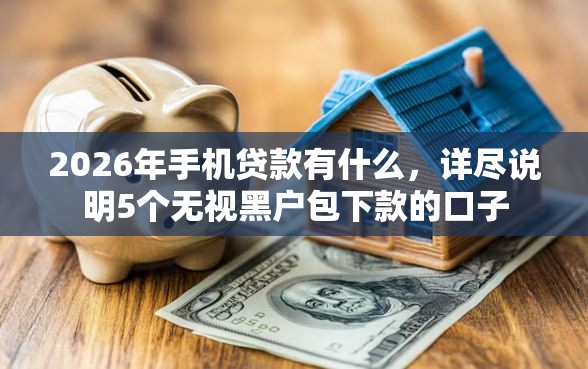 2026年手机贷款有什么，详尽说明5个无视黑户包下款的口子