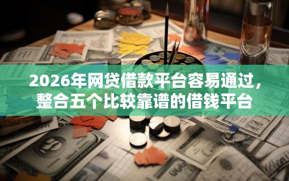 2026年网贷借款平台容易通过，整合五个比较靠谱的借钱平台