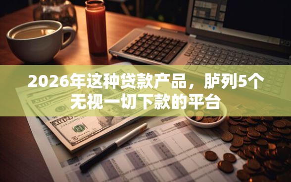 2026年这种贷款产品，胪列5个无视一切下款的平台