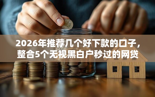 2026年推荐几个好下款的口子，整合5个无视黑白户秒过的网贷口子