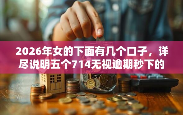 2026年女的下面有几个口子，详尽说明五个714无视逾期秒下的口子