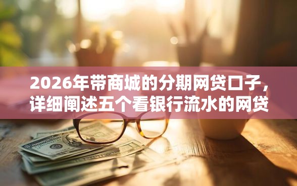 2026年带商城的分期网贷口子，详细阐述五个看银行流水的网贷口子