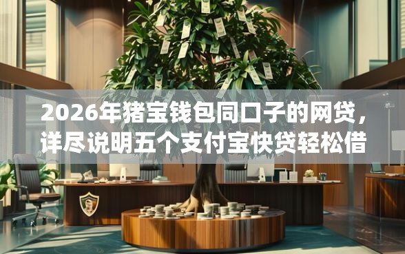 2026年猪宝钱包同口子的网贷，详尽说明五个支付宝快贷轻松借app
