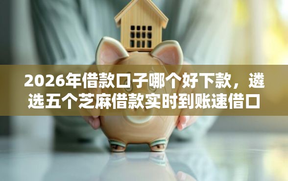 2026年借款口子哪个好下款，遴选五个芝麻借款实时到账速借口子