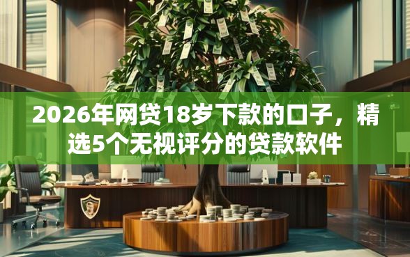 2026年网贷18岁下款的口子，精选5个无视评分的贷款软件