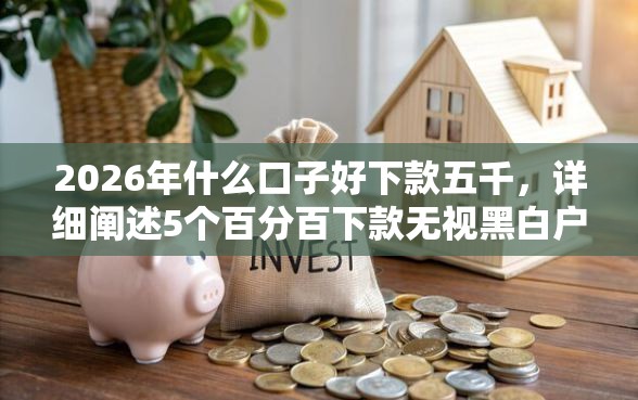 2026年什么口子好下款五千，详细阐述5个百分百下款无视黑白户网贷口子