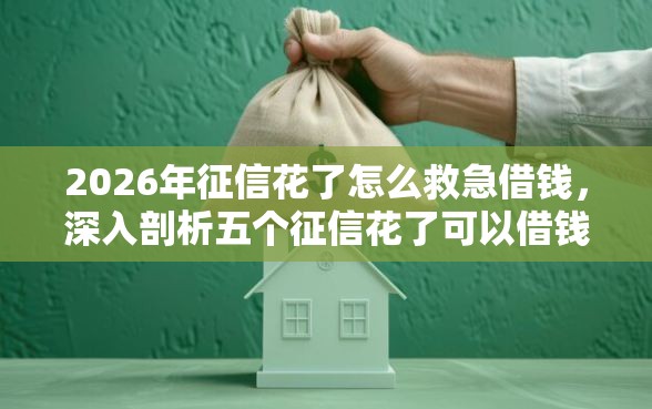 2026年征信花了怎么救急借钱，深入剖析五个征信花了可以借钱的网贷平台