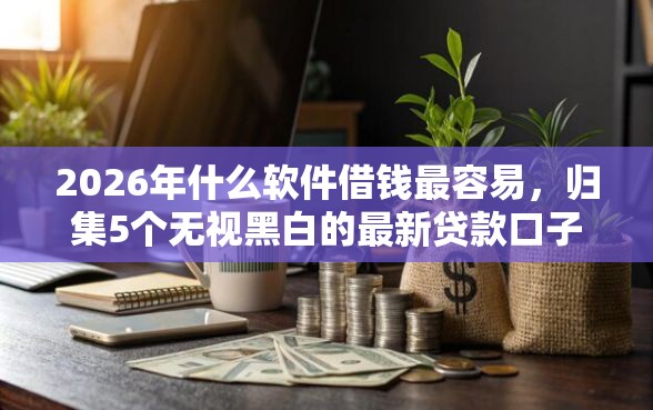 2026年什么软件借钱最容易，归集5个无视黑白的最新贷款口子