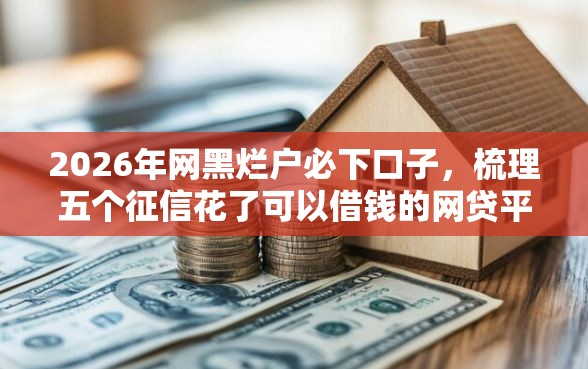 2026年网黑烂户必下口子，梳理五个征信花了可以借钱的网贷平台