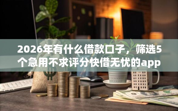 2026年有什么借款口子，筛选5个急用不求评分快借无忧的app
