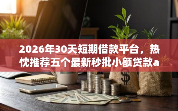2026年30天短期借款平台，热忱推荐五个最新秒批小额贷款app