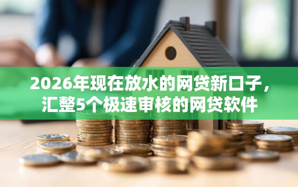 2026年现在放水的网贷新口子，汇整5个极速审核的网贷软件