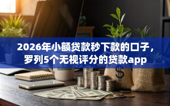 2026年小额贷款秒下款的口子，罗列5个无视评分的贷款app