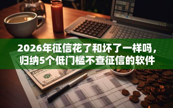 2026年征信花了和坏了一样吗，归纳5个低门槛不查征信的软件