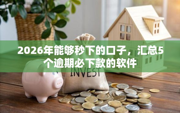 2026年能够秒下的口子，汇总5个逾期必下款的软件