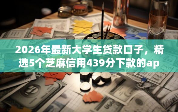 2026年最新大学生贷款口子，精选5个芝麻信用439分下款的app