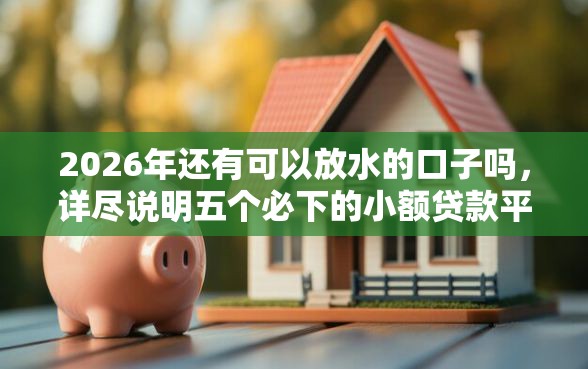 2026年还有可以放水的口子吗，详尽说明五个必下的小额贷款平台