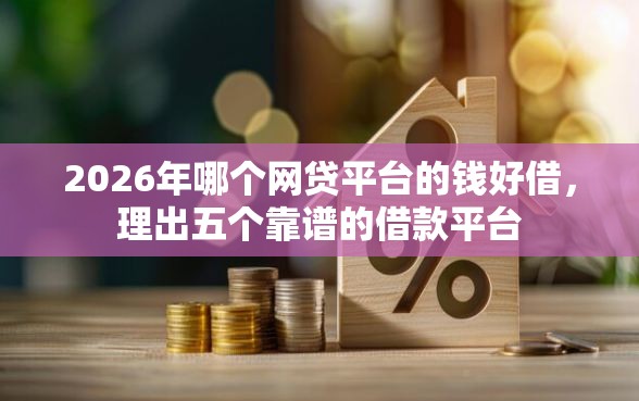 2026年哪个网贷平台的钱好借，理出五个靠谱的借款平台