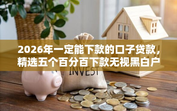 2026年一定能下款的口子贷款，精选五个百分百下款无视黑白户网贷