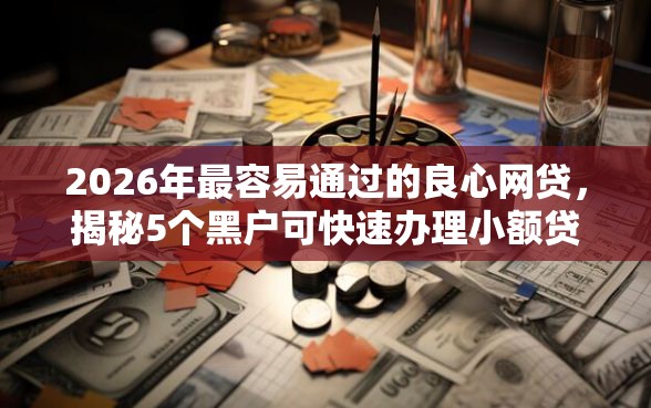 2026年最容易通过的良心网贷，揭秘5个黑户可快速办理小额贷款业务的口子