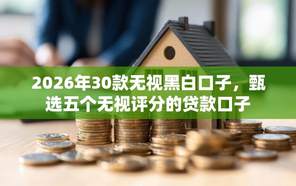 2026年30款无视黑白口子，甄选五个无视评分的贷款口子