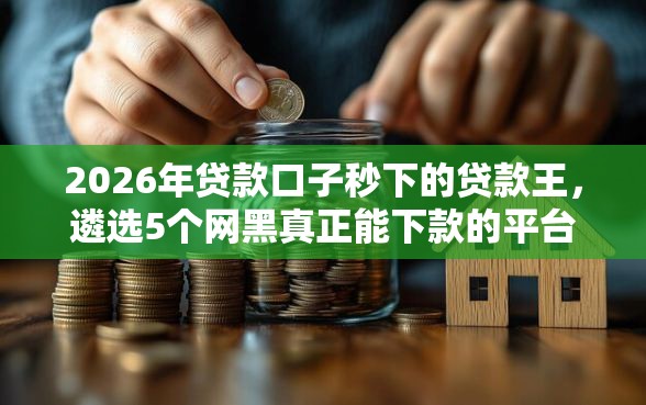 2026年贷款口子秒下的贷款王，遴选5个网黑真正能下款的平台