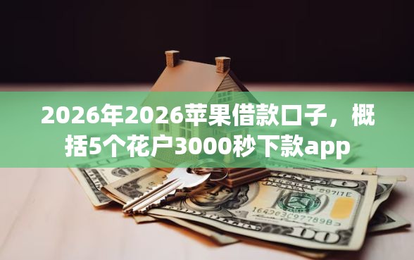 2026年2026苹果借款口子，概括5个花户3000秒下款app