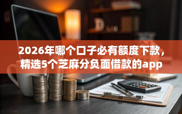 2026年哪个口子必有额度下款，精选5个芝麻分负面借款的app