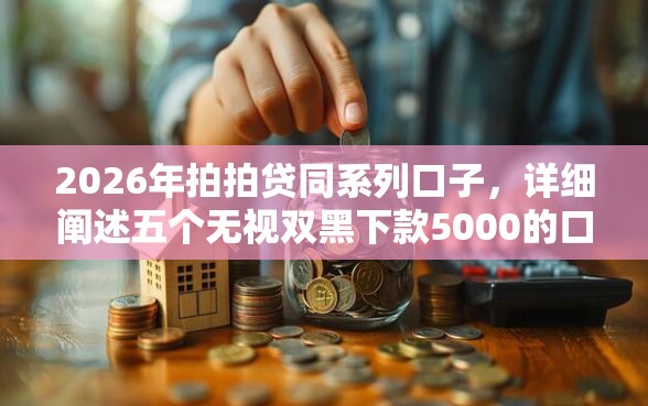 2026年拍拍贷同系列口子，详细阐述五个无视双黑下款5000的口子