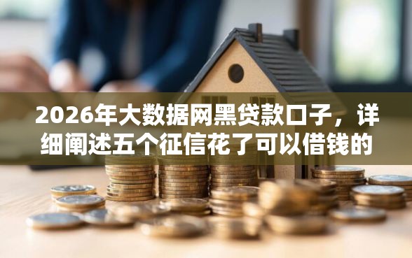 2026年大数据网黑贷款口子，详细阐述五个征信花了可以借钱的网贷软件