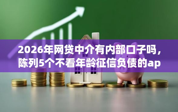 2026年网贷中介有内部口子吗，陈列5个不看年龄征信负债的app