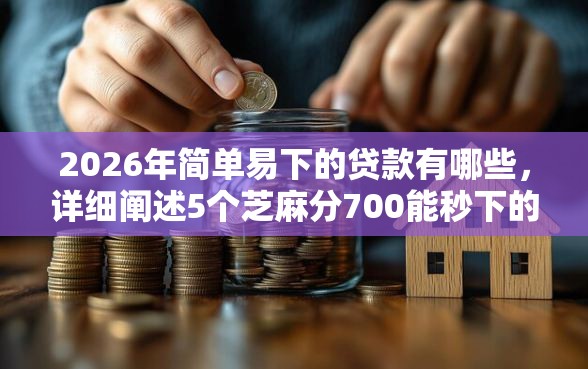 2026年简单易下的贷款有哪些，详细阐述5个芝麻分700能秒下的口子