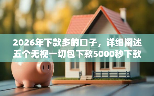 2026年下款多的口子，详细阐述五个无视一切包下款5000秒下款的app