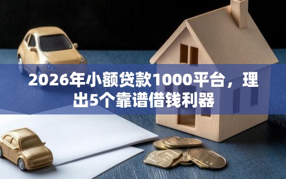 2026年小额贷款1000平台，理出5个靠谱借钱利器