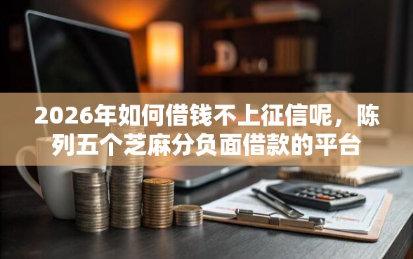 2026年如何借钱不上征信呢，陈列五个芝麻分负面借款的平台