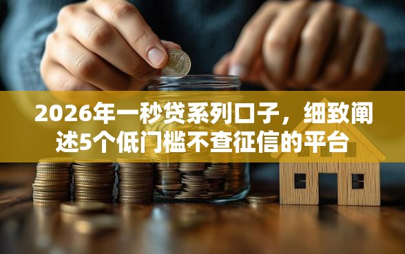 2026年一秒贷系列口子，细致阐述5个低门槛不查征信的平台