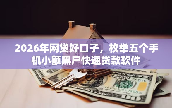 2026年网贷好口子，枚举五个手机小额黑户快速贷款软件