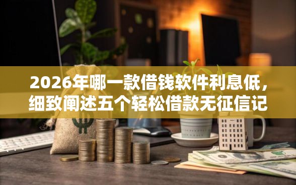 2026年哪一款借钱软件利息低，细致阐述五个轻松借款无征信记录的软件