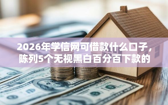 2026年学信网可借款什么口子，陈列5个无视黑白百分百下款的借款软件