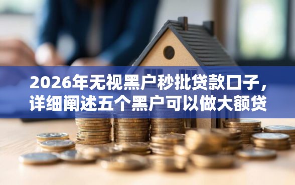 2026年无视黑户秒批贷款口子，详细阐述五个黑户可以做大额贷款软件