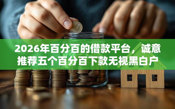 2026年百分百的借款平台，诚意推荐五个百分百下款无视黑白户网贷口子